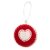 Christmas Tree Deco Round Heart
