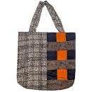 Upcycle 18 Sari-Einkaufstasche 47 x 40 cm