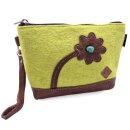 Kulturtasche Filz & Leder