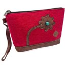 Kulturtasche Filz & Leder