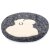 Filz-Topfuntersetzer 18 cm rund, Schafmotiv