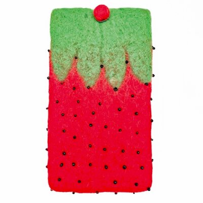 Handytasche Erdbeere 10 x 18 cm