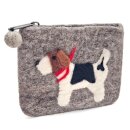 Filzbeutel Hund 15 x12 cm