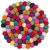 Trivet 18 cm round multi-col.