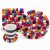 Trivet 18 cm round multi-col.