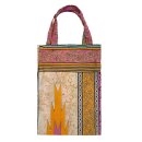 Upcycle 17 Sari-Tasche klein, ca. 15 x 20-30 cm, mit...