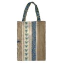 Upcycle 17 Sari-Tasche klein, ca. 15 x 20-30 cm, mit...