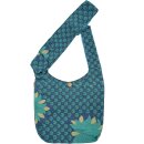 Upcycle 10 Sari-Schultertasche 40 x 32 cm, mit...