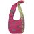Upcycle 10 Sari-Schultertasche 40 x 32 cm, mit extralangem Henkel