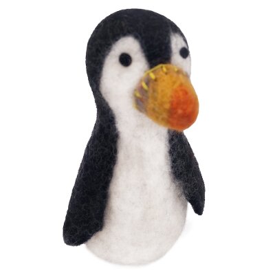 Eierwärmer Pinguin