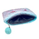 Filzbeutel Cut-Out mint