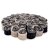 Topfuntersetzer 20 cm Marshmallow rund schwarz & weiß