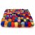 Topfuntersetzer 18 cm Filzkugeln tie dye bunt