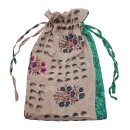 Upcycle 25 Sari-Geschenkverpackungsbeutel (2 in1)