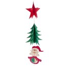 Lokta Papier-Dekokette Weihnachtsmann