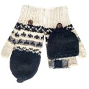 Finger-Klapphandschuhe bunter Farbmix