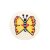 Tassenuntersetzer 9 cm Schmetterling