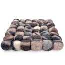 Filz-Topfuntersetzer 20 cm, große Kiesel