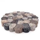 Topfuntersetzer 20 cm Marshmallow rund natur