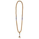Halskette Mala 7 Chakra, Holzperlen