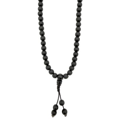 Halskette Mala, Obsidian