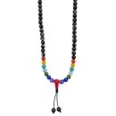 Halskette Mala 7 Chakra, Achat dunkel