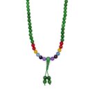 Halskette Mala 7 Chakra, Jade
