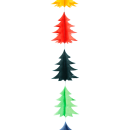 Lokta Papier-Dekokette Girlande Tannenbäume Weihnachtsbäume