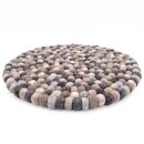 Filzkugel Filzsitzkissen 40 cm natur rund