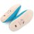 Felt Slippers turquoise