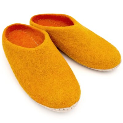 Felt Slippers orange