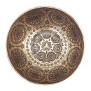 Klangschale mit 7 Chakra Mandala Gravur Ø 16-18 cm