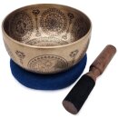 Klangschale mit 7 Chakra Mandala Gravur Ø 16-18 cm