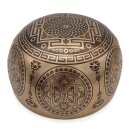 Klangschale mit 7 Chakra Mandala Gravur Ø 16-18 cm