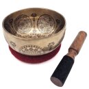 Klangschale mit 7 Chakra Mandala Gravur Ø 12-14 cm