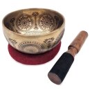Klangschale mit 7 Chakra Mandala Gravur Ø 14-16 cm