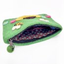 Felted Bag Bee Sunflower 18 x 13 cm