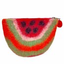 Filzbeutel Melone groß 17 x 13 cm