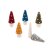 Filz-Pilze 2-in-1 stehend/Eierwärmer 16 cm, 5er-Set