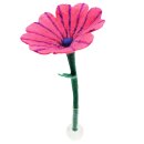 Große Filzblume mit Blütenstreifen 5er-Set