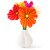 Große Filzblume mit Blütenstreifen 5er-Set