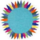 Filz-Sitzunterlage Bunte Sonne 45 cm