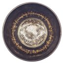 Klangschale mit Blume des Lebens Gravur Ø 16-18 cm