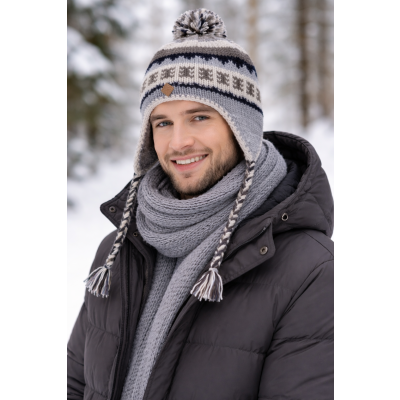 Sherpawollmütze für Erwachsene