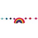 Deko-Filzkette Girlande Regenbogen
