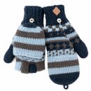 Finger-Klapphandschuhe Naturfarbmix