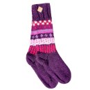 Wollsocken gemustert