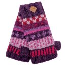 Pulswärmer bunt gemustert