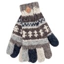 Woll-Fingerhandschuhe Folk Mix