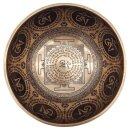 Klangschale mit 7 Chakra Mandala Gravur Ø 18-20 cm